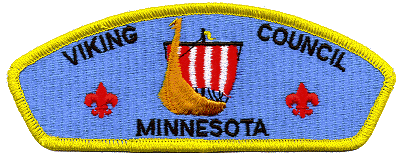 Present Council Patch of the Viking Council BSA  -  Scan from Jeff Walton
